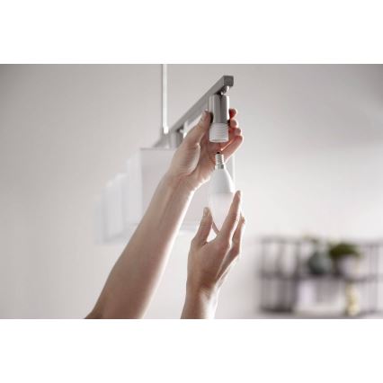 CONJUNTO 2x Lâmpada LED com regulação Philips Hue WHITE E14/5,5W/230V 2700K