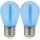 CONJUNTO 2x Lâmpada LED PARTY E27/0,3W/36V azul