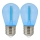 CONJUNTO 2x Lâmpada LED PARTY E27/0,3W/36V azul