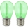 CONJUNTO 2x Lâmpada LED PARTY E27/0,3W/36V verde