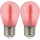 CONJUNTO 2x Lâmpada LED PARTY E27/0,3W/36V vermelho