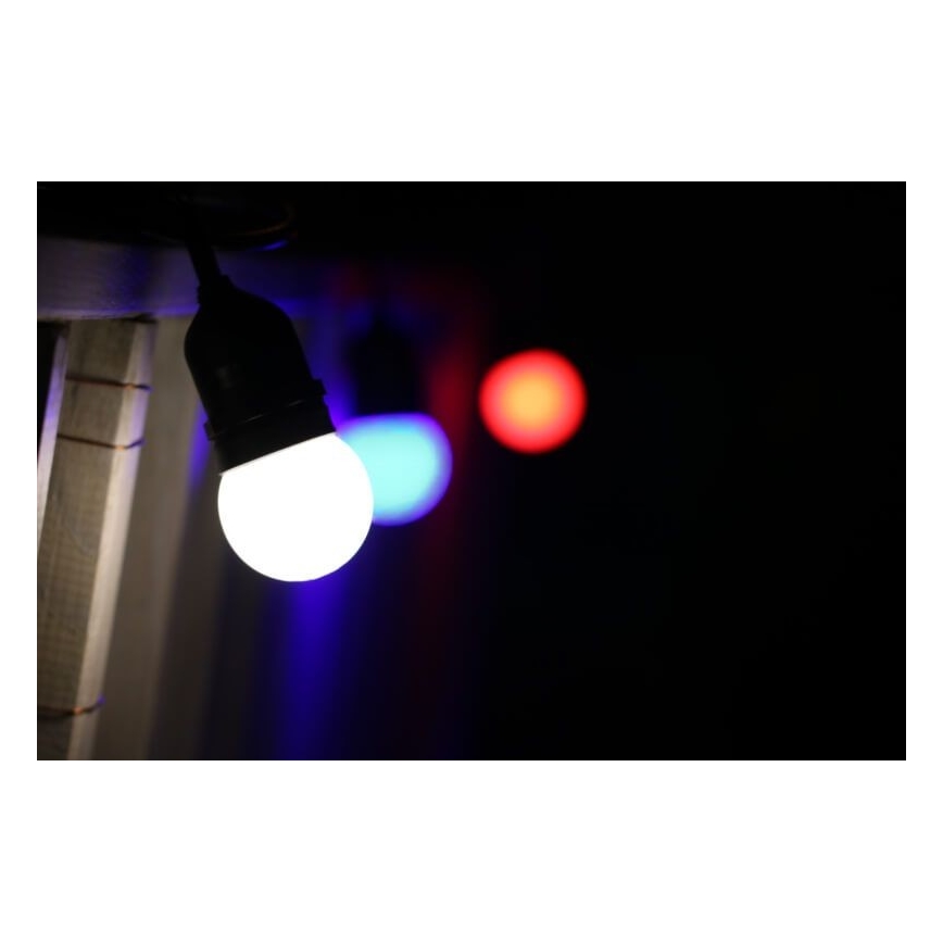 CONJUNTO 2x Lâmpada LED PARTY E27/0,5W/36V azul