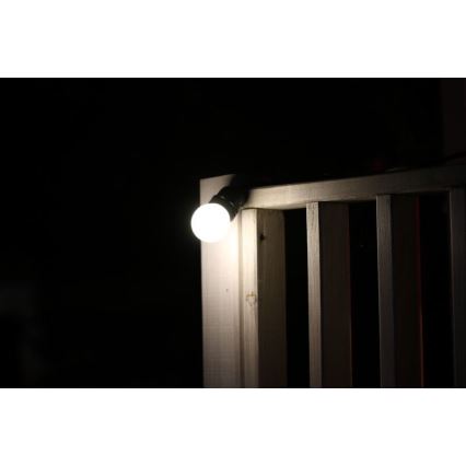 CONJUNTO 2x Lâmpada LED PARTY E27/0,5W/36V branca