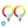 CONJUNTO 2x Lâmpada LED RGBW com regulação SmartLife E27/9W/230V Wi-Fi 2700-6500K