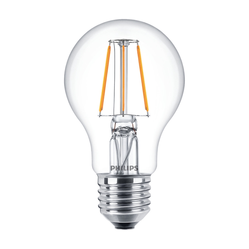 CONJUNTO 2x Lâmpada LED VINTAGE Philips A60 E27/4,3W/230V 2700K