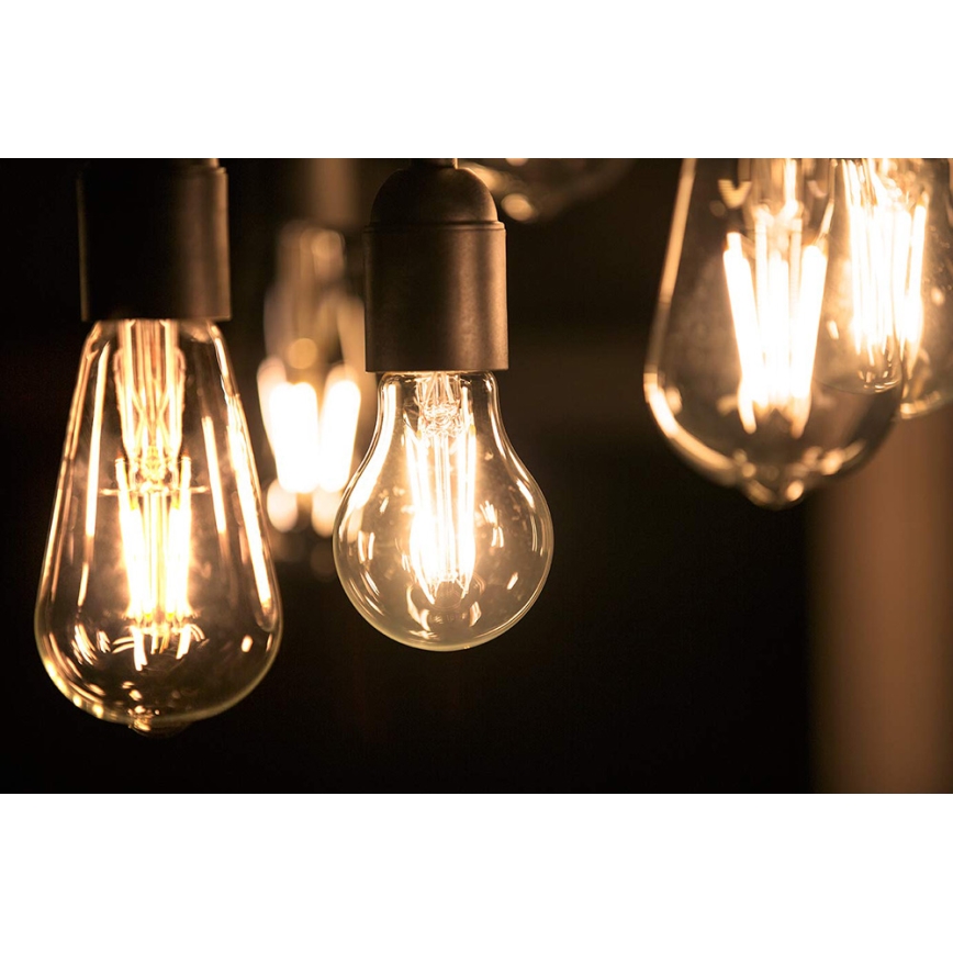 CONJUNTO 2x Lâmpada LED VINTAGE Philips E14/4,3W/230V 2700K