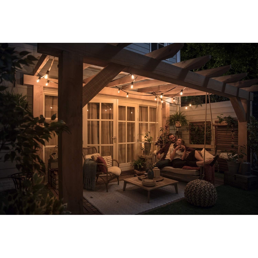 CONJUNTO 2x Lâmpada LED VINTAGE Philips E14/4,3W/230V 2700K