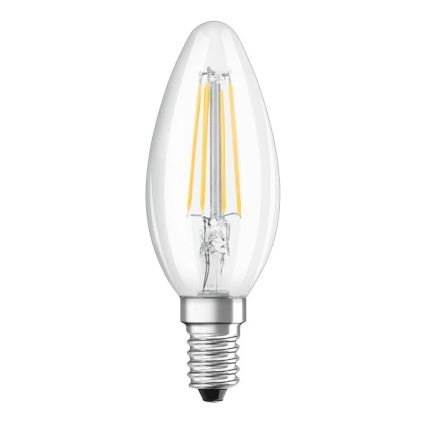 CONJUNTO 2x Lâmpadas LED FILAMENT B35 E14/4W/230V 4000K - Osram