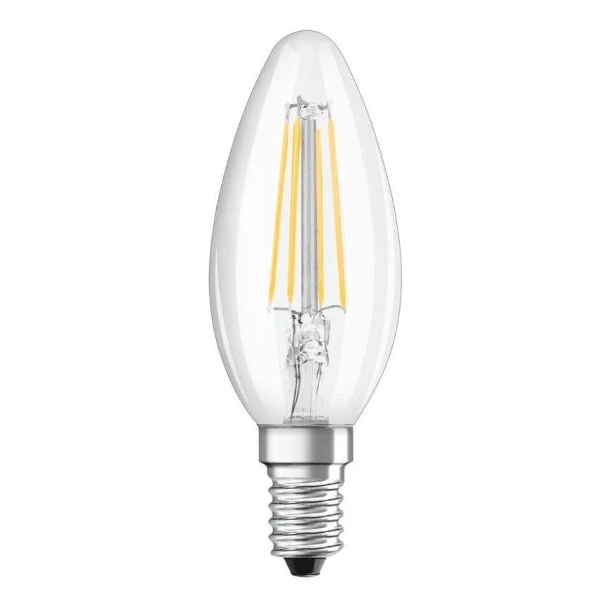 CONJUNTO 2x Lâmpadas LED FILAMENT B35 E14/4W/230V 4000K - Osram