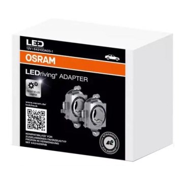 CONJUNTO 2x LEDriving Adaptador H7 - Osram