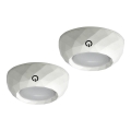 CONJUNTO 2x Luminária LED tátil de orientação LED/4,5V/3xAAA