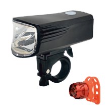 CONJUNTO 2x Luz de bicicleta recarregável LED LED/5W/USB IP44
