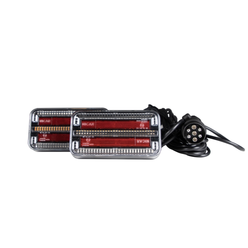 CONJUNTO 2x Luzes LED  de reboque 12m cabo LED/12-24V IP65