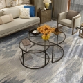CONJUNTO 2x Mesa de centro BELARUS preta