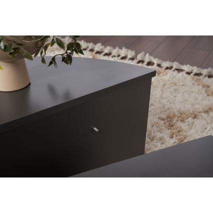 CONJUNTO 2x Mesa de centro ORION antracite