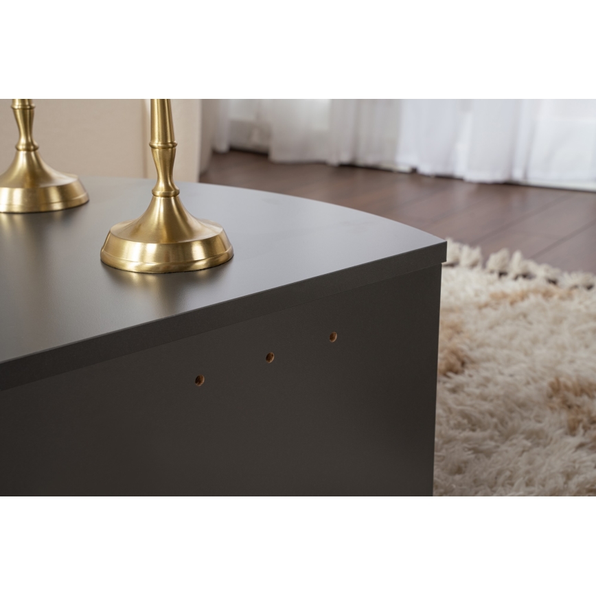 CONJUNTO 2x Mesa de centro ORION antracite