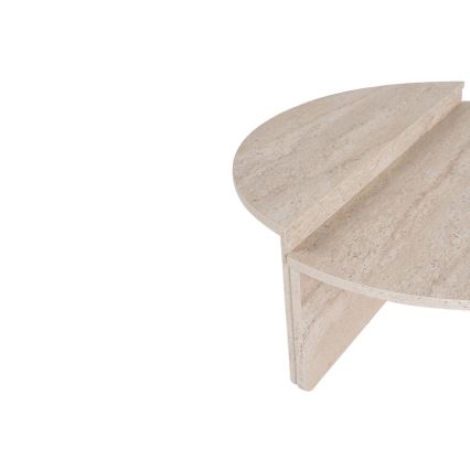 CONJUNTO 2x Mesa de centro ORION bege