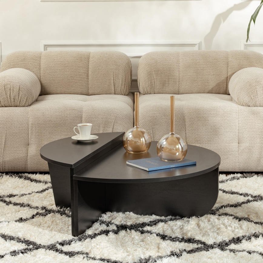 CONJUNTO 2x Mesa de centro ORION preta