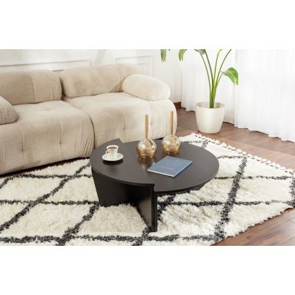 CONJUNTO 2x Mesa de centro ORION preta