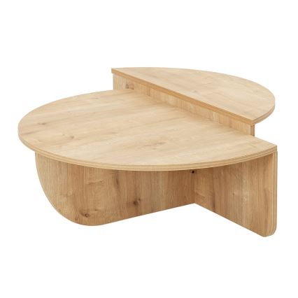 CONJUNTO 2x Mesa de centro PODIUM castanho