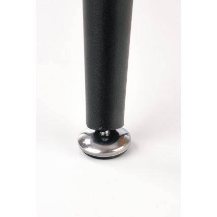 CONJUNTO 2x Mesas de cabeceira NICEA diâmetro 40/60 cm dourado carvalho/preto