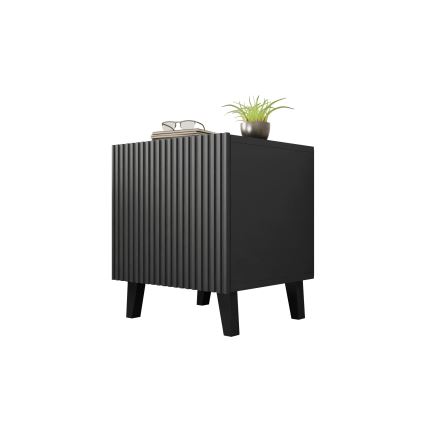 CONJUNTO 2x Mesas de cabeceira VAMOS 52x45 cm antracite