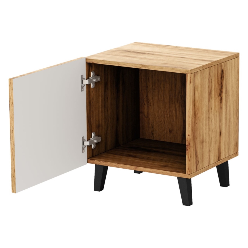 CONJUNTO 2x Mesas de cabeceira VAMOS 52x45 cm castanho