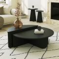 CONJUNTO 2x Mesas de centro PODIUM preto