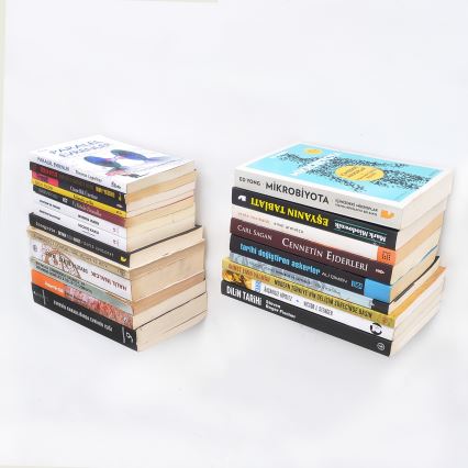 CONJUNTO 2x Prateleira de parede 15x21 cm preto/branco