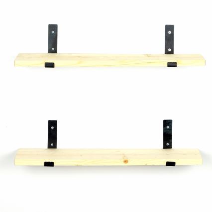 CONJUNTO 2x Prateleira de parede 16x60 cm abeto