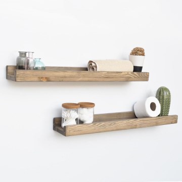 CONJUNTO 2x Prateleira de parede 8x60 cm abeto