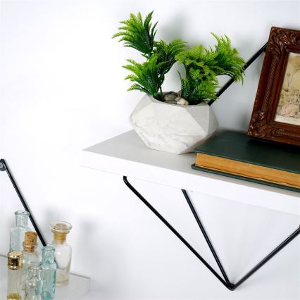 CONJUNTO 2x Prateleiras de parede 14x30 cm branco