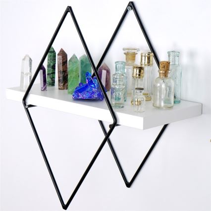 CONJUNTO 2x Prateleiras de parede branca