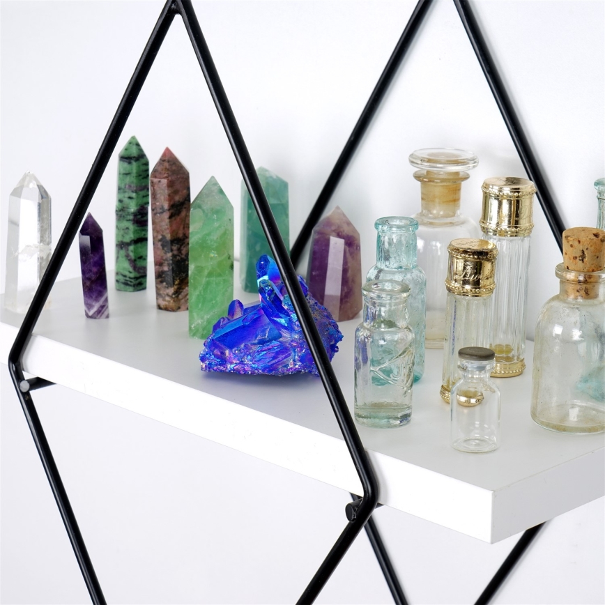 CONJUNTO 2x Prateleiras de parede branca