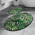CONJUNTO 2x Tapete de Banheiro TROPIC 60/100 cm verde