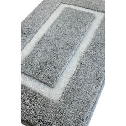 CONJUNTO 2x Tapetes para casa de banho 60/100 cm cinzento