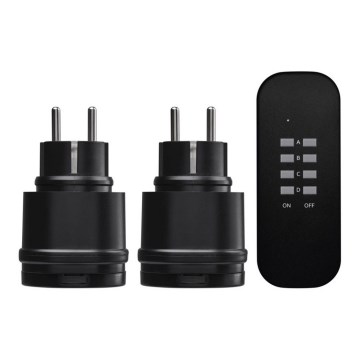CONJUNTO 2x Tomadas controladas remotamente FRENCH