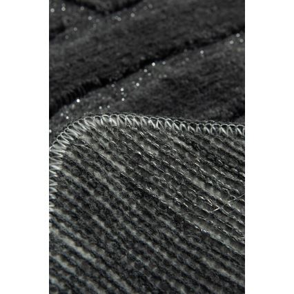 CONJUNTO 3x Tapete de Banheiro ALYA 60/60/100 cm antracite