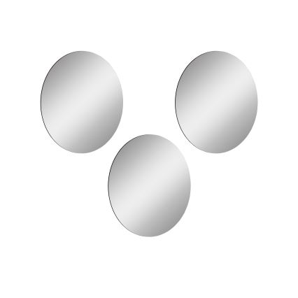 CONJUNTO DE 3 Espelhos de parede ROUND diâmetro 20 cm