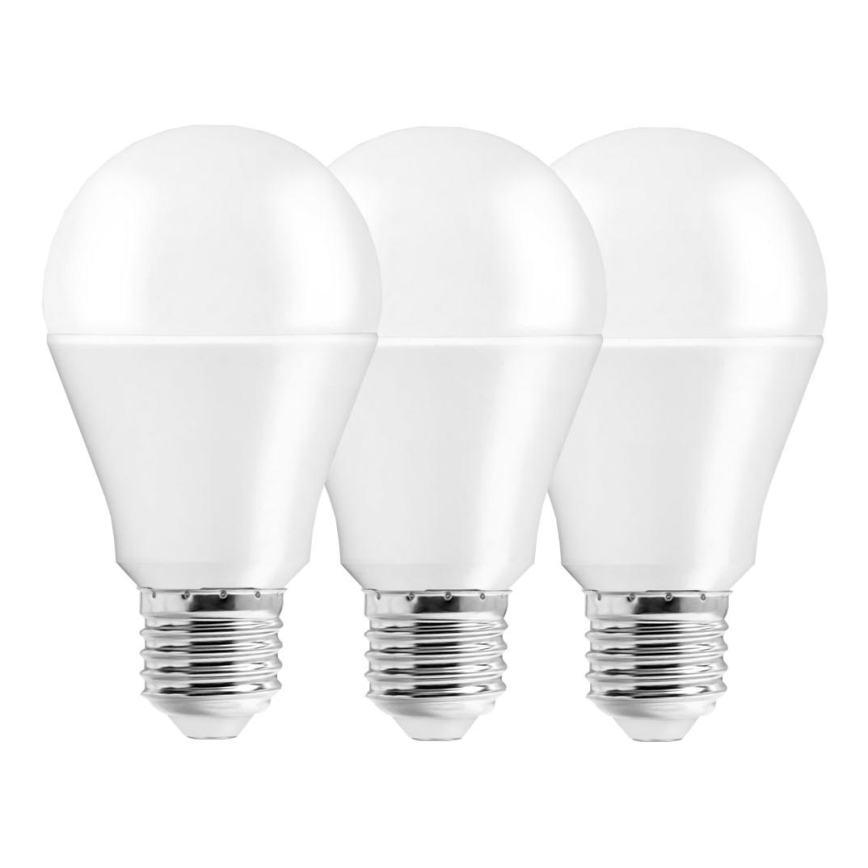 CONJUNTO 3x Lâmpada LED A60 E27/10W/230V 3000K