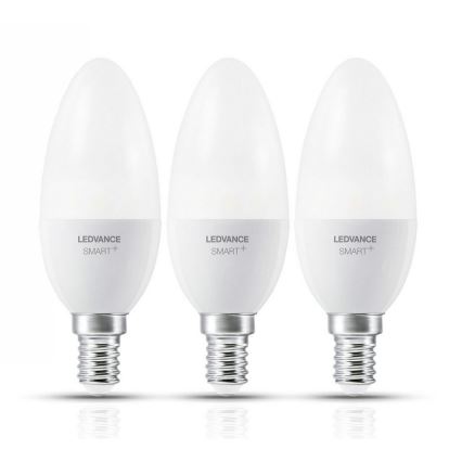 CONJUNTO 3x Lâmpada LED com regulação SMART + E14/5W/230V 2700K Wi-Fi - Ledvance