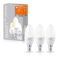 CONJUNTO 3x Lâmpada LED com regulação SMART + E14/5W/230V 2700K Wi-Fi - Ledvance