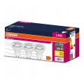 CONJUNTO 3x Lâmpada LED PAR16 GU10/2,8W/230V 2700K 60° - Osram