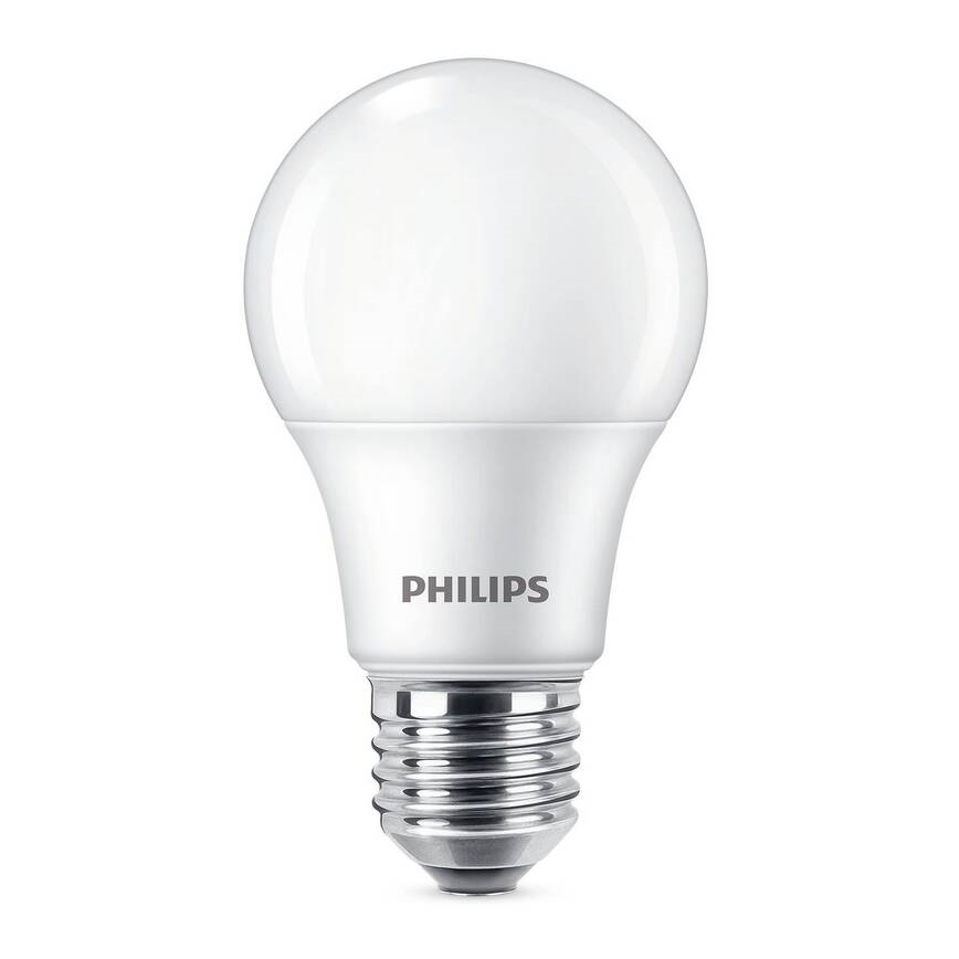 CONJUNTO 3x Lâmpada LED Philips A60 E27/8W/230V 6500K