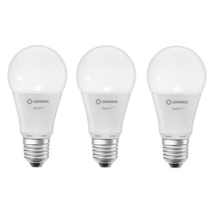 CONJUNTO 3x Lâmpada LED RGBW com regulação SMART + E27/9,5W/230V 2700K-6500K Wi-Fi - Ledvance