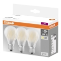 CONJUNTO 3x Lâmpada LED VINTAGE E27/7W/230V 2700K - Osram
