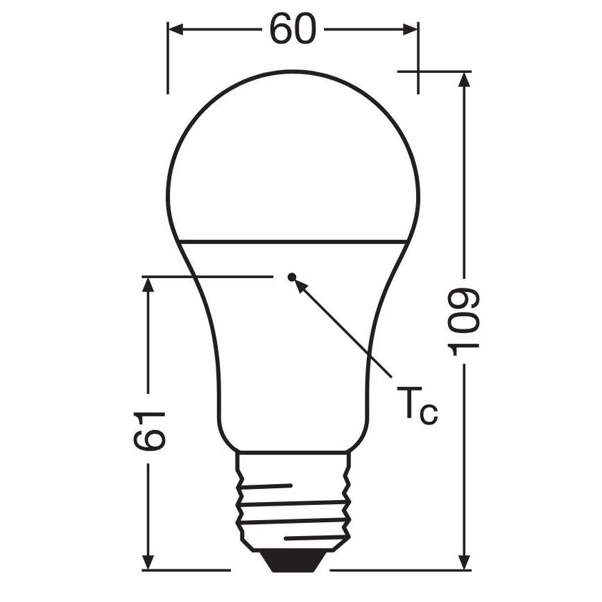 CONJUNTO 3x Lâmpadas LED A60 E27/10W/230V 4000K
