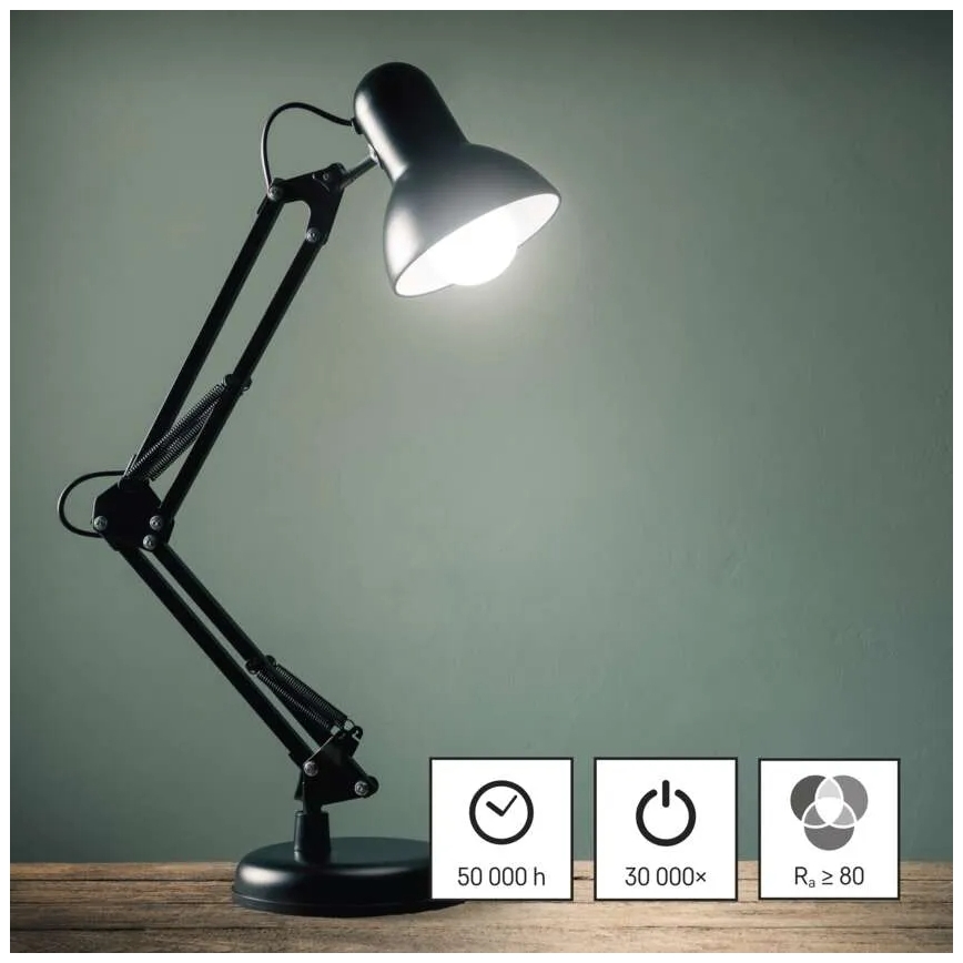 CONJUNTO 3x Lâmpadas LED FILAMENT A60 E27/5W/230V 4000K Classe energética A