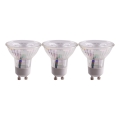 CONJUNTO 3x Lâmpadas LED GU10/4,5W/230V 4000K
