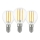 CONJUNTO 3x Lâmpadas LED VINTAGE P45 E14/7W/230V 2700K - Eglo 110303